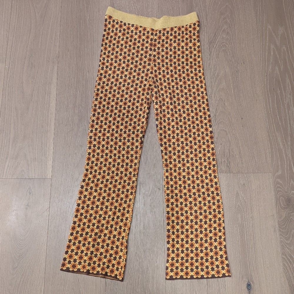 Fall Print Knit Pants